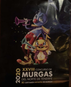 Poster der Veranstaltung zum 28. Wettbewerb der Murgas vom Norden Teneriffas