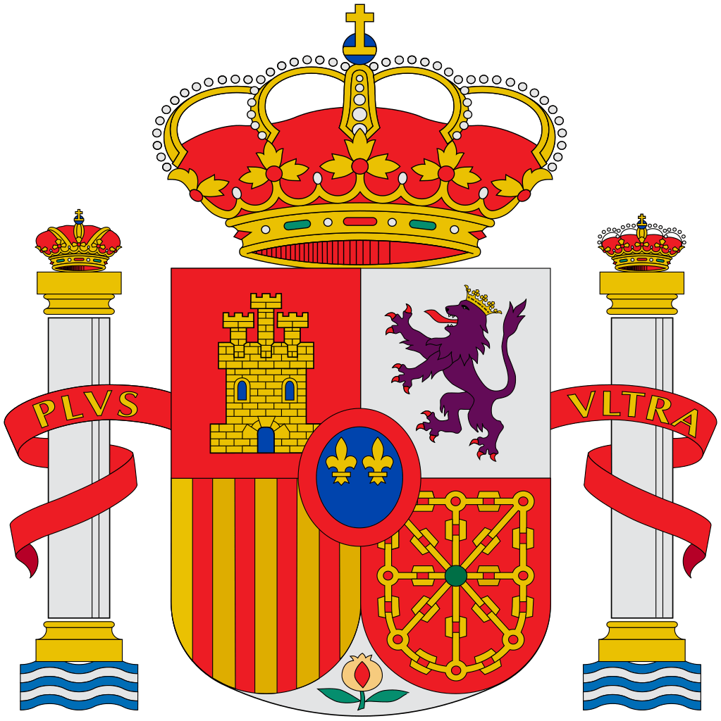 Grafik des spanischen Wappens Escudo de España